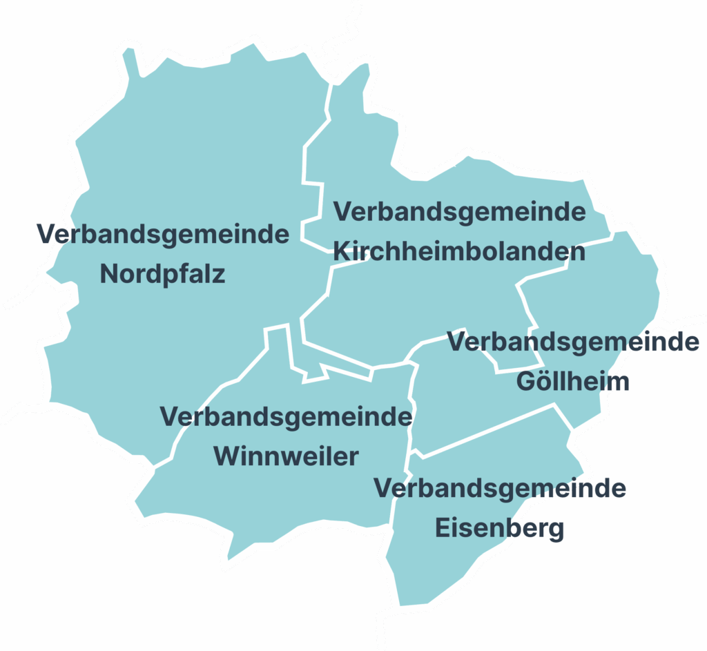 Karte Donnersbergkreis